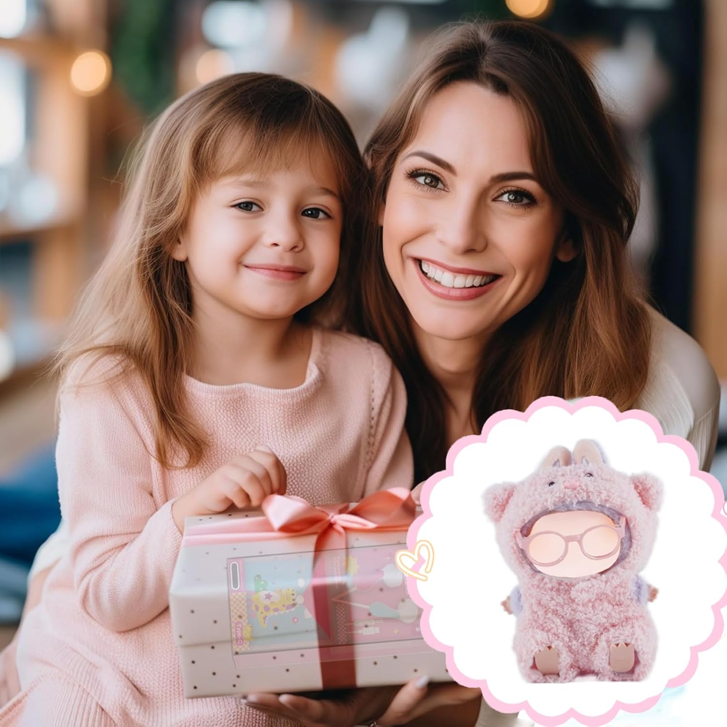 Clothing set for Labubu figure – fits keychain & collectible figure (doll not included)