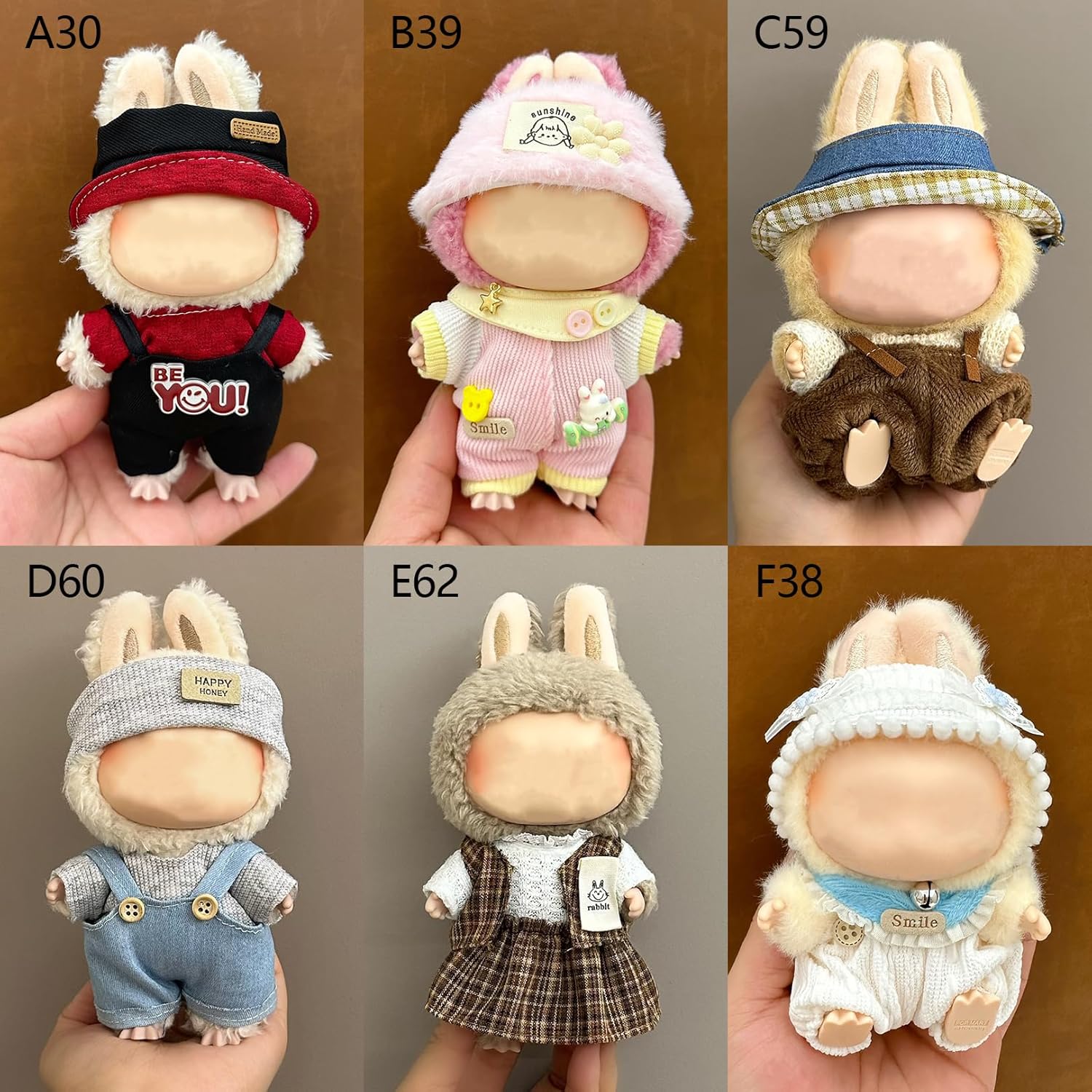 Streetwear-style outfit for Labubu – hoodie & pants