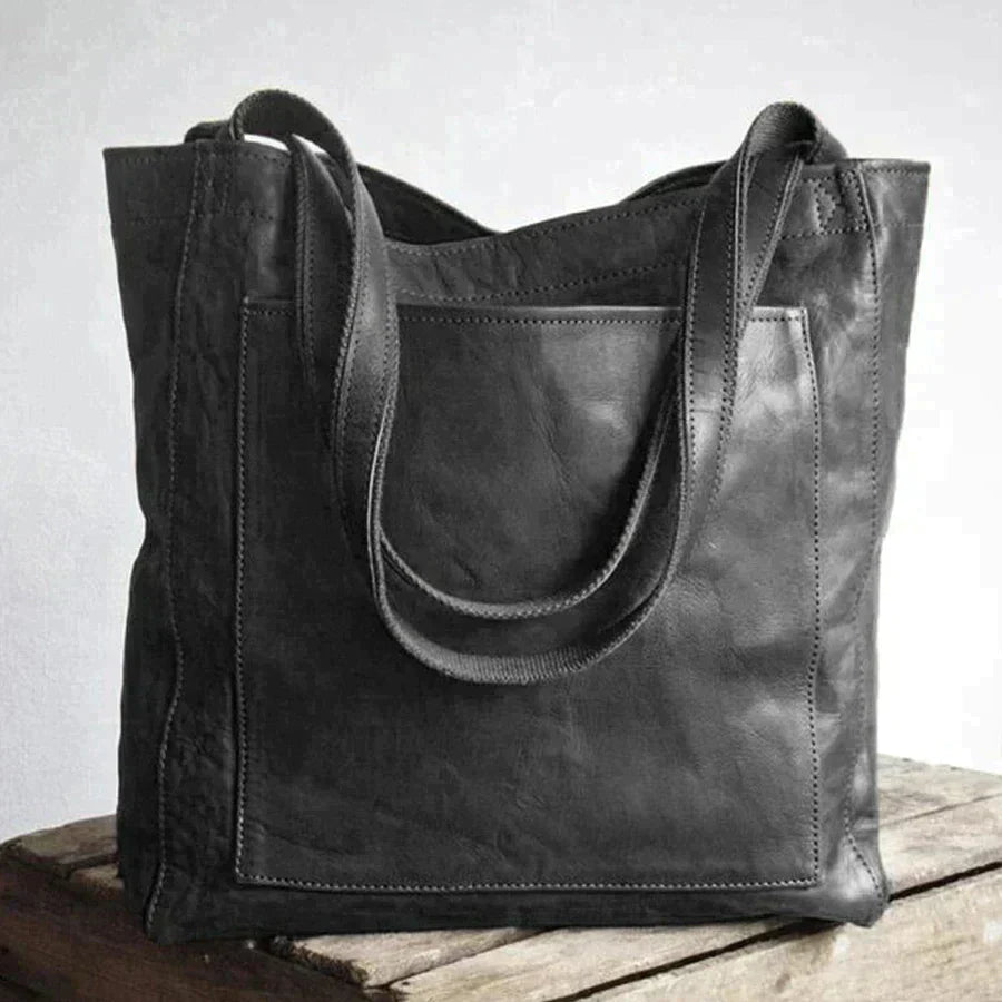 Adrasteia | Retro Läderhandväska för Kvinnor