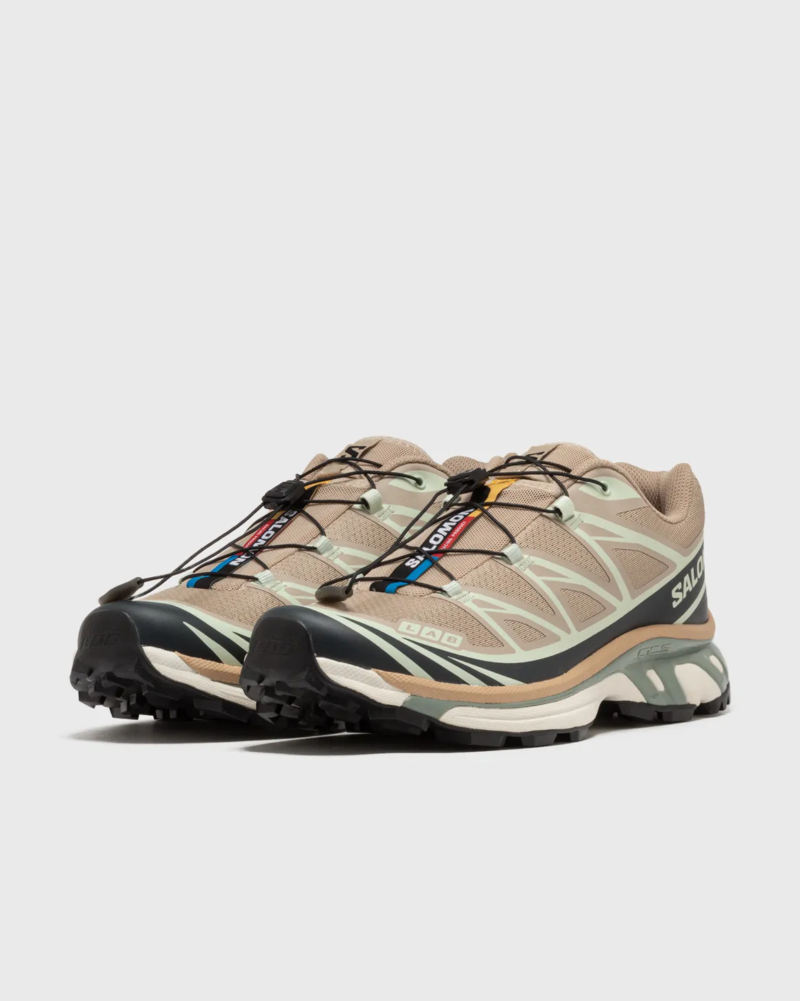 Salomon XT-6 – Oxford Tan / Carbon / Clearly Aqua