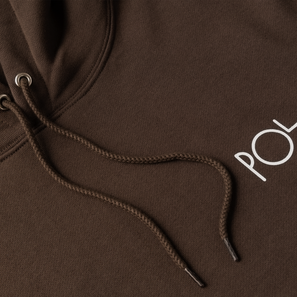 Dave Stroke Logo Hoodie - Chocolate