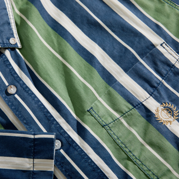 Ted Shirt - Green/Blue
