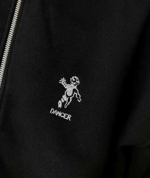 OG Logo Zip Hood - Dancer - Black