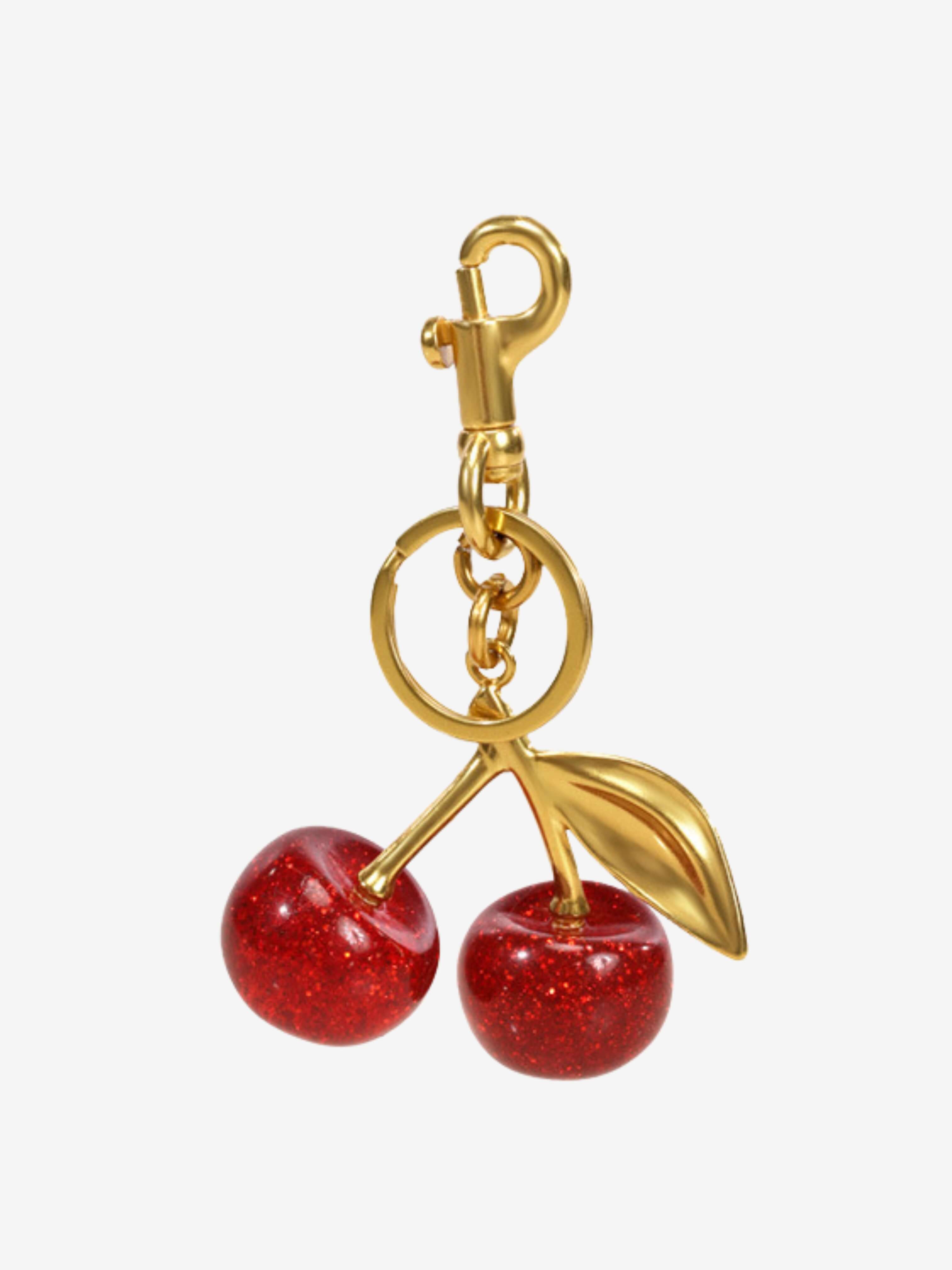 Cherry bag charm