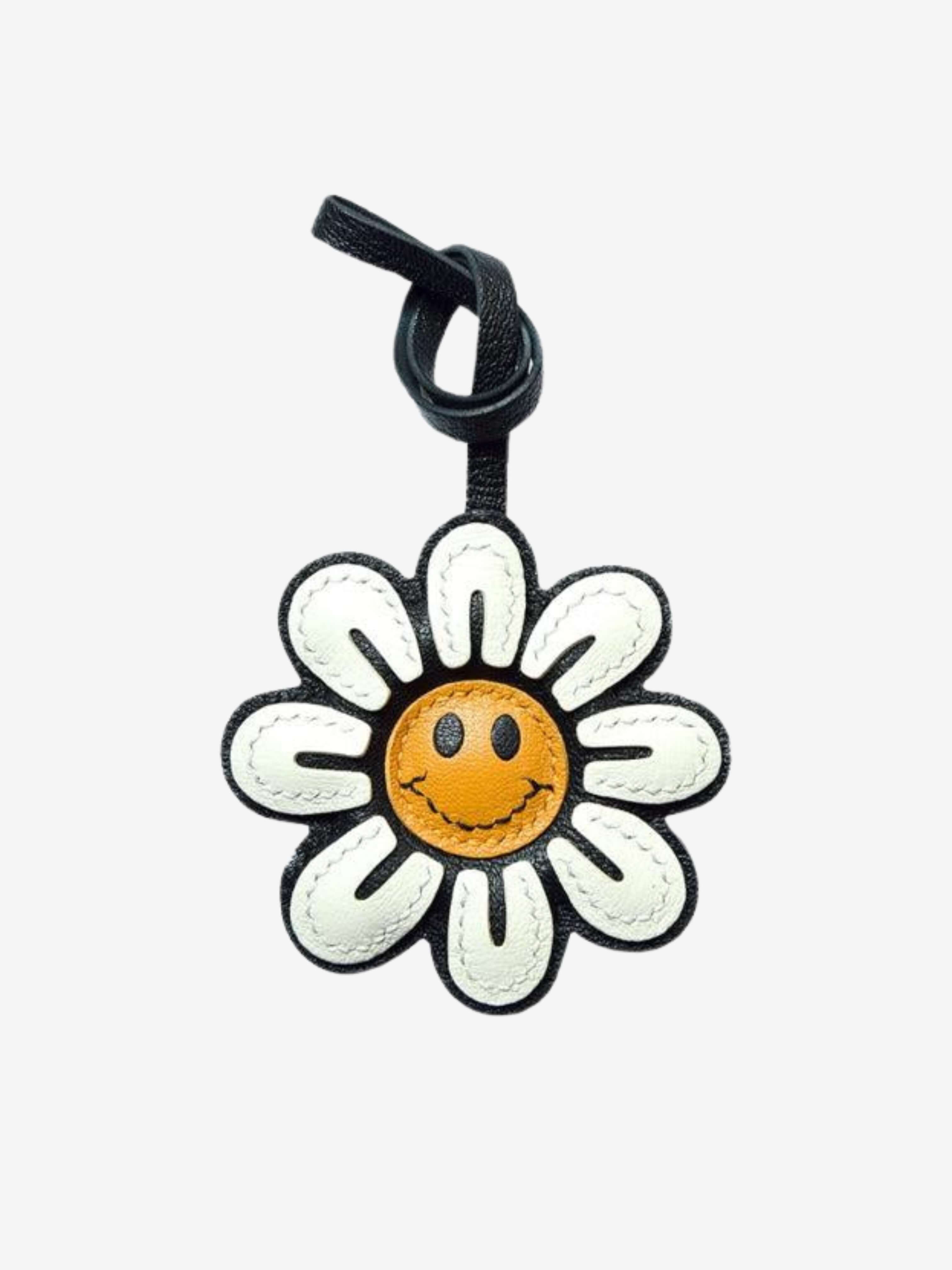 Happy flower bag charm