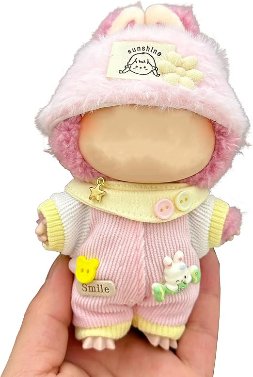 Streetwear-style outfit for Labubu – hoodie &amp; pants 