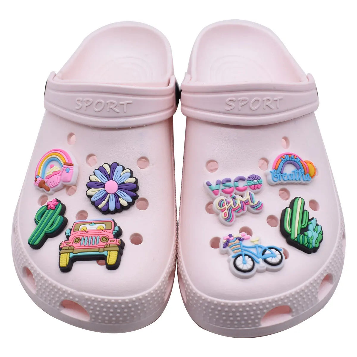 Summery Travel Charms – Shoe Decorations for Clogs &amp; Sandals