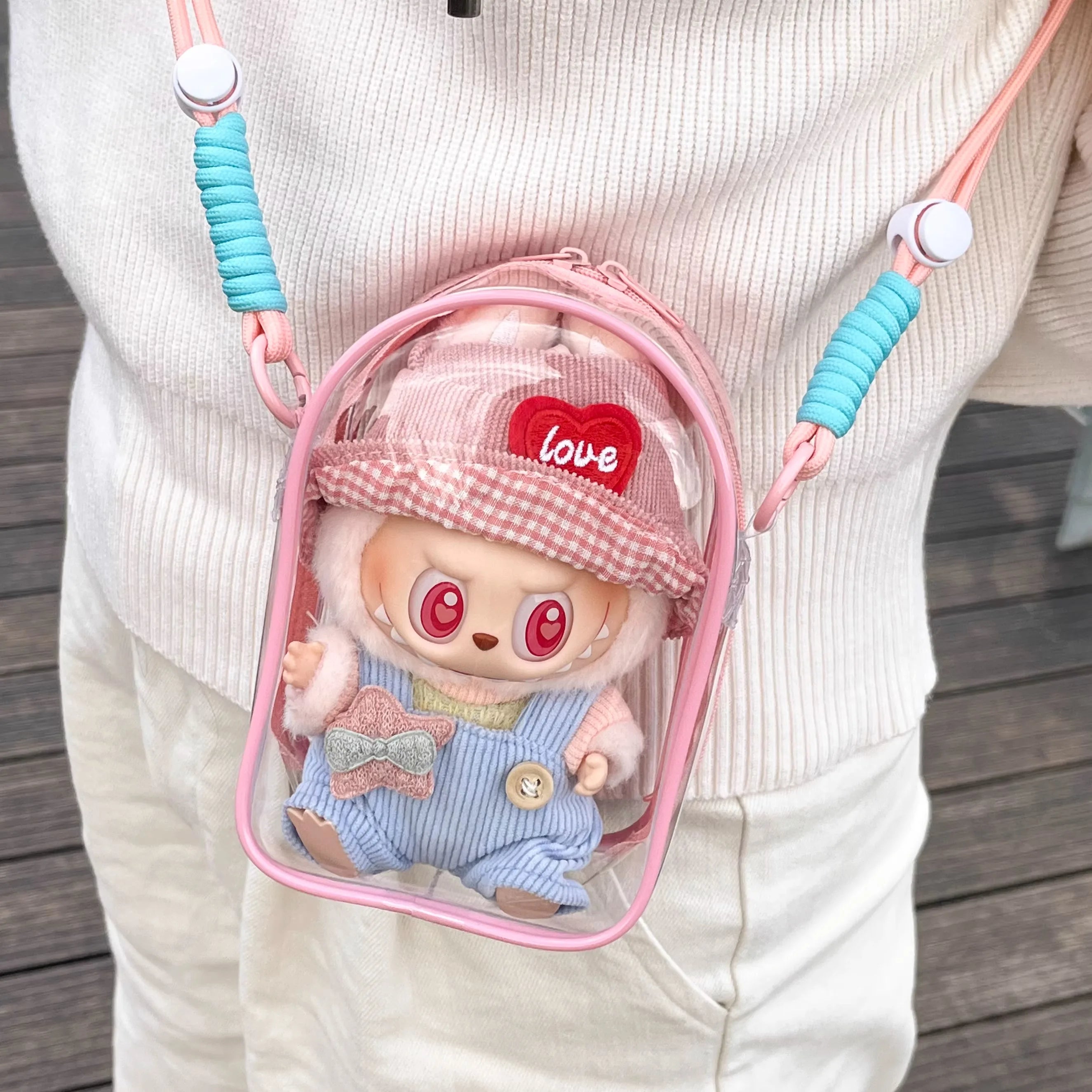protective case – for collector's figure with ribbon 