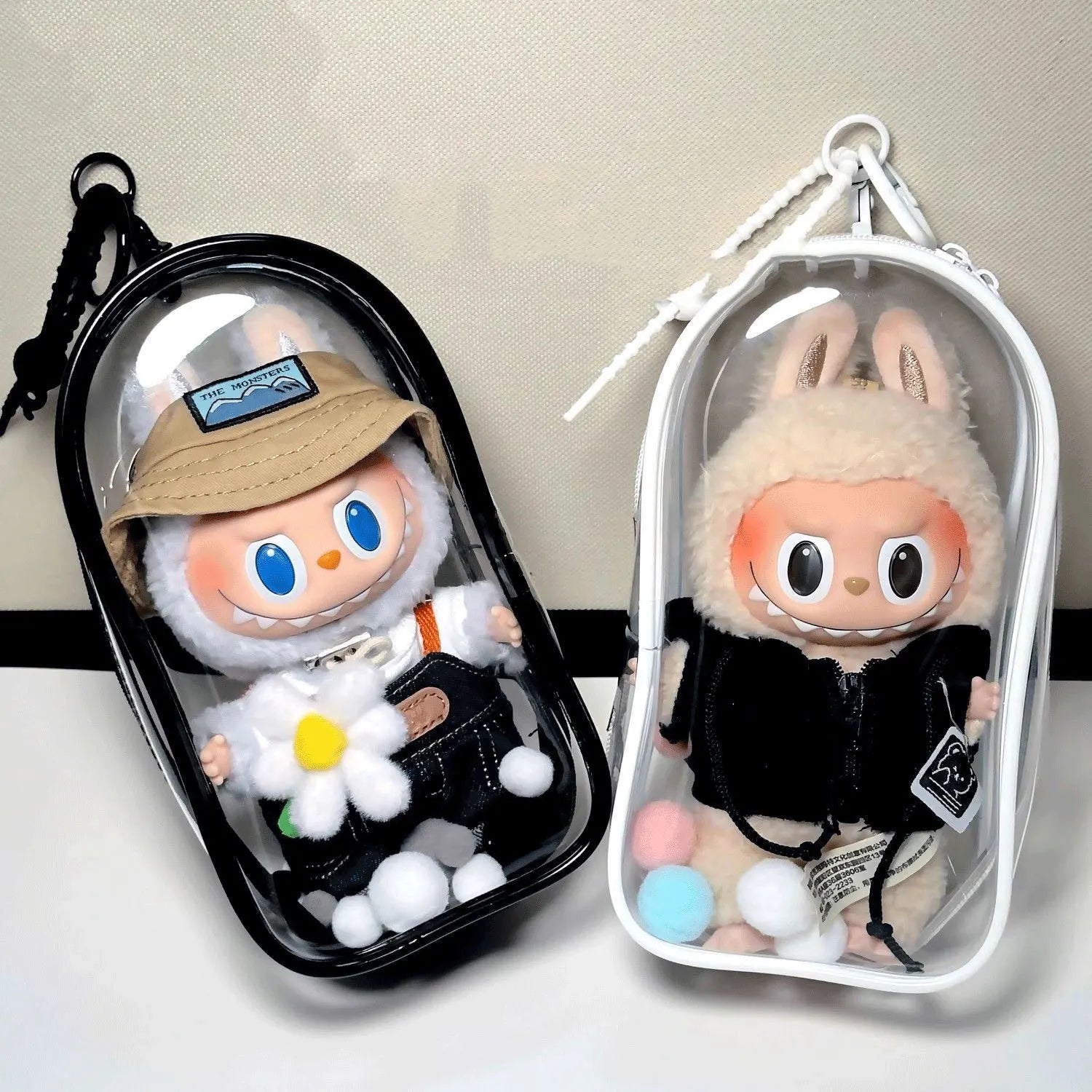 Protective case for 17 cm collectible figure – colorful &amp; transparent