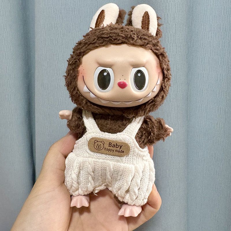 White Bubble Suit - Fits Labubu style figure
