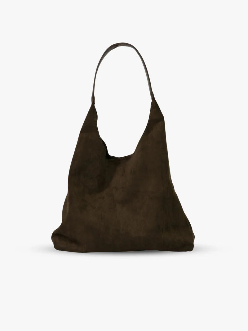 Oliva Studio Tote™ – in soft olive suede 