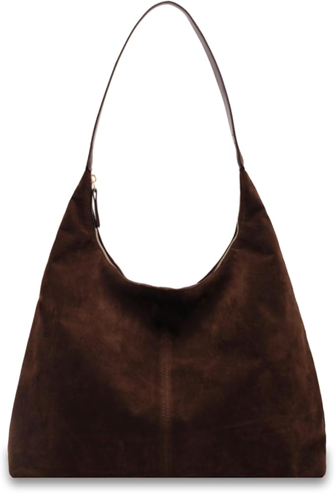 Aucuu Suede Tote Bag – Spacious &amp; Stylish Shoulder Bag for Women, School &amp; Everyday Use
